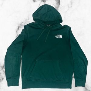 North face green hoodie